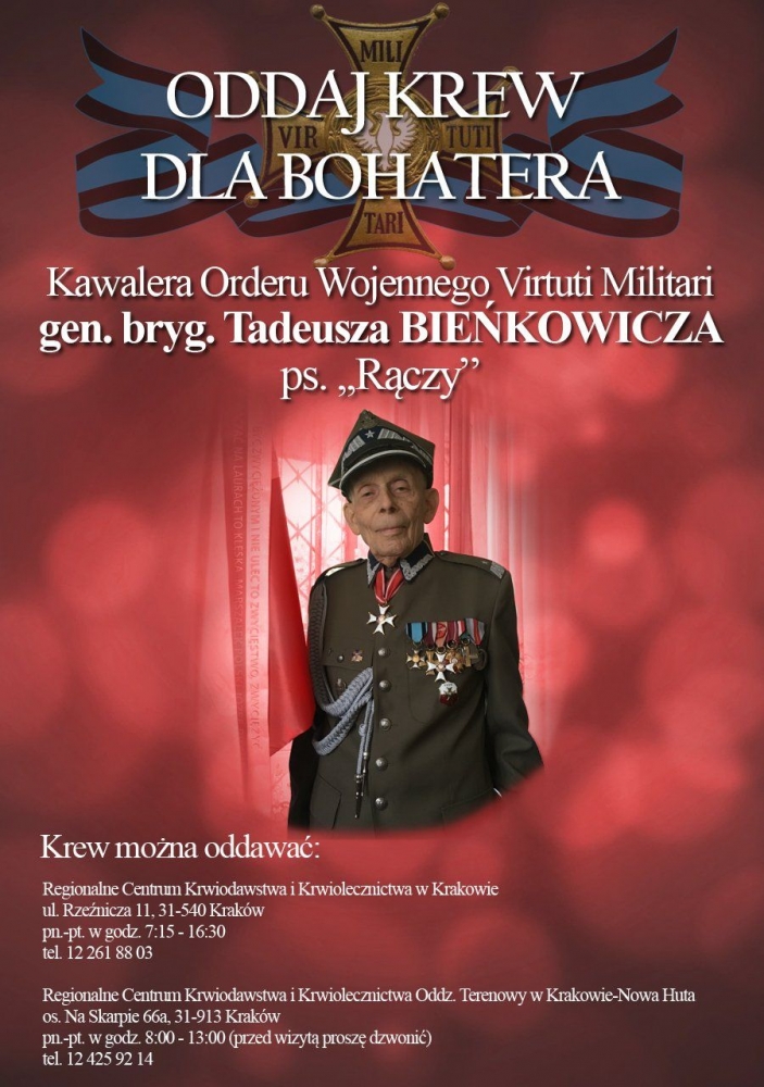 Oddaj krew dla Bohatera