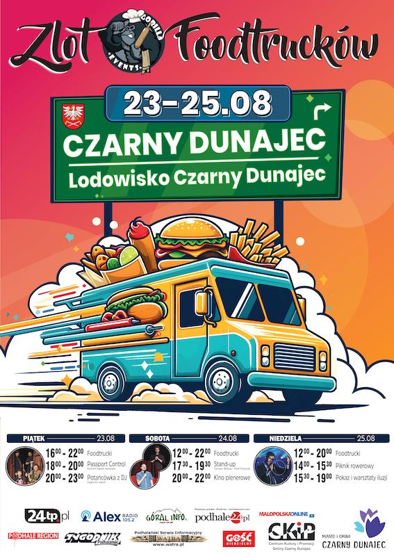 Zlot foodtrucków w Czarnym Dunajcu