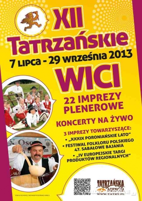 Na Podhalu - kolejne imprezy w ramach Tatrzańskich Wici