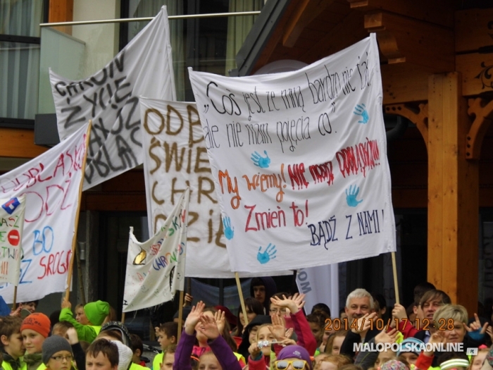Akcja "Daj się zobaczyć" - happening w Bukowinie Tatrzańskiej (zdjęcia)