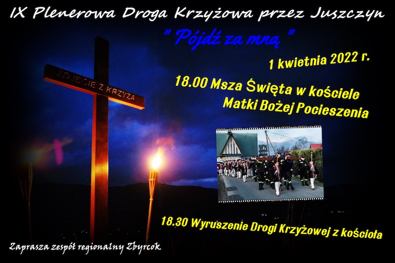 Plenerowa Droga Krzyżowa przez Juszczyn