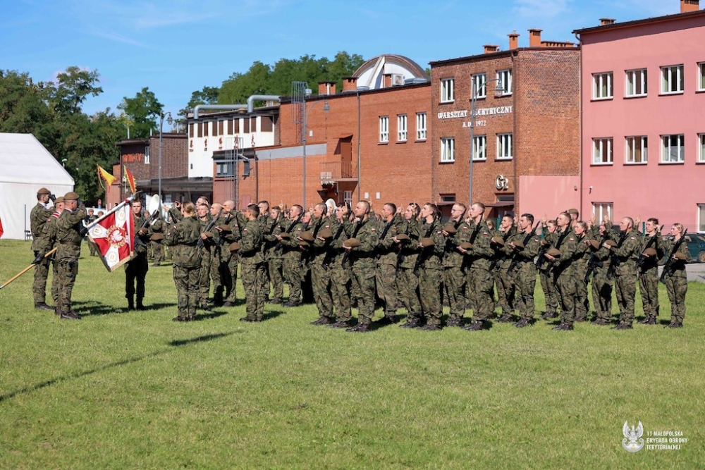 Małopolscy terytorialsi złożyli przysięgę wojskową (zdjęcia)