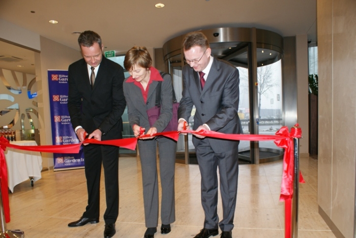 Kraków: Hilton otwarty (zdjęcia)