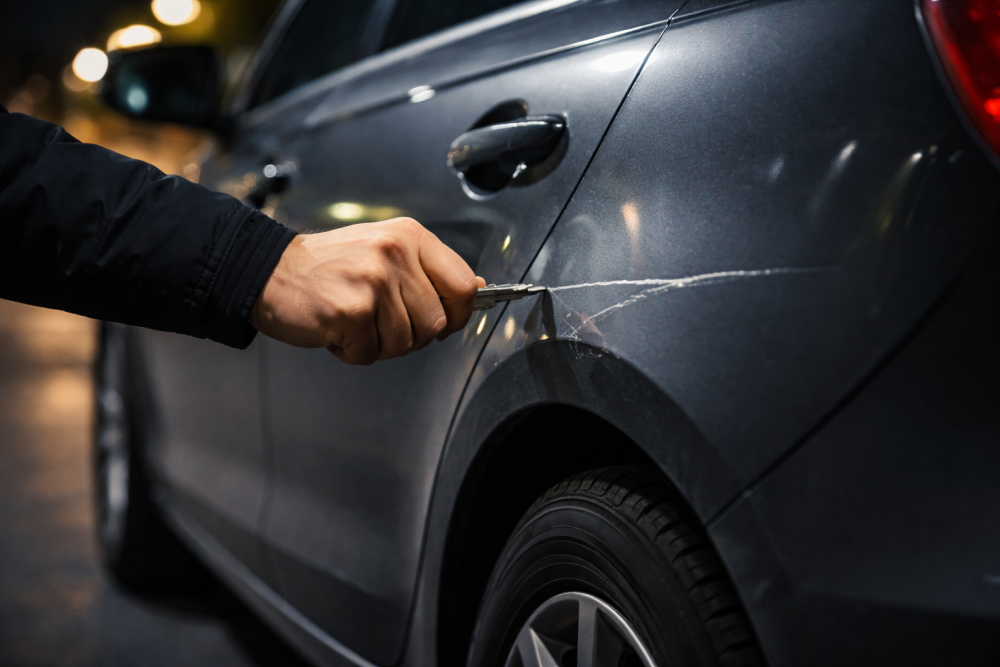 Zniszczył kilkanaście samochodów. 25-latek zatrzymany przez policję
