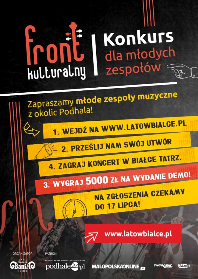 „Front Kulturalny” 2016  - konkurs pod patronatem Malopolskaonline 