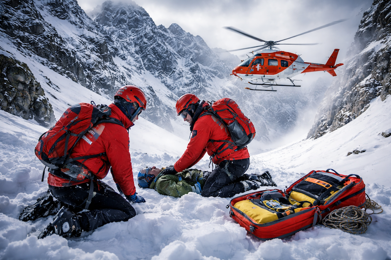 Śmiertelny wypadek lawinowy pod Gerlachem