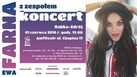 Ewa Farna w Rabce-Zdroju