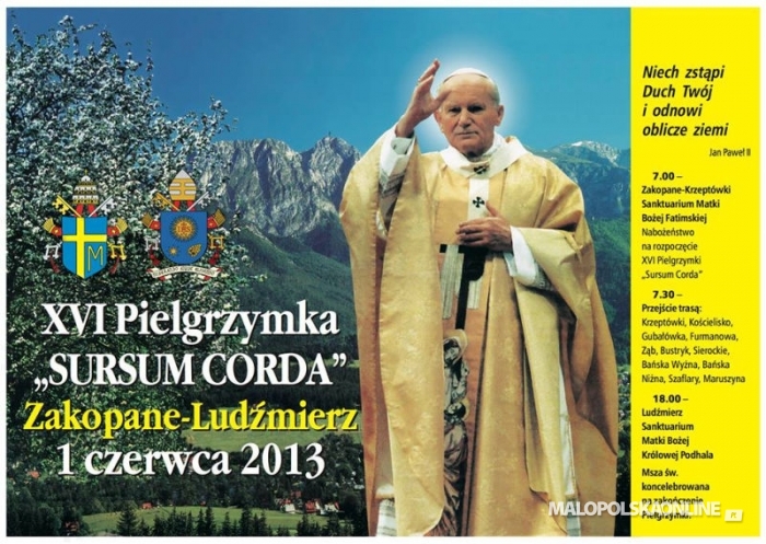 XVI Piesza Pielgrzymka „Sursum corda 2013” - rusza 1 czerwca
