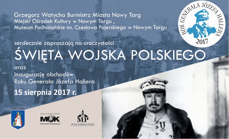 "Haller i jego podhalańscy żołnierze" - wystawa i obchody Dnia Wojska Polskiego w Nowym Targu
