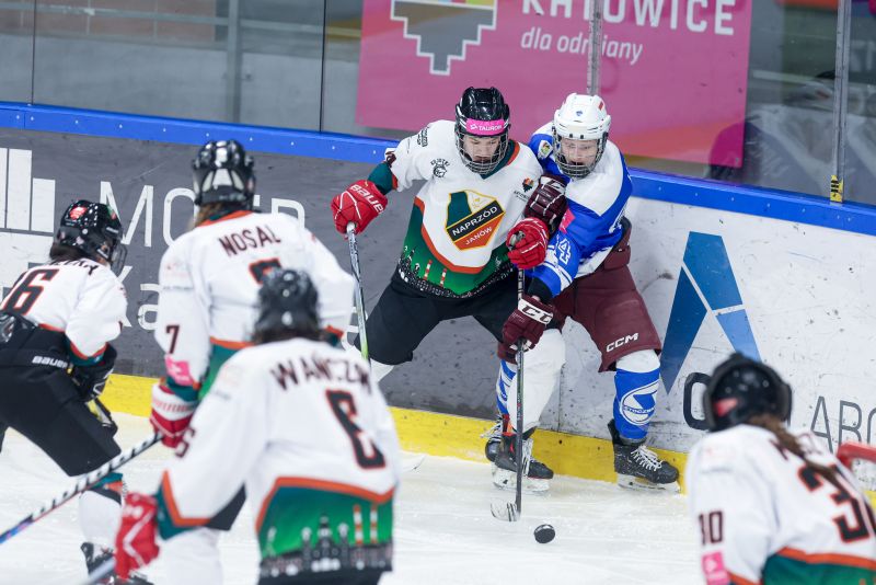 Polonia Bytom i Kojotki Naprzód Janów w finale TAURON Ligi Hokeja Kobiet (zdjęcia)