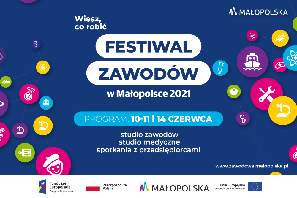  Festiwal Zawodów w Małopolsce - po raz pierwszy on-line! 