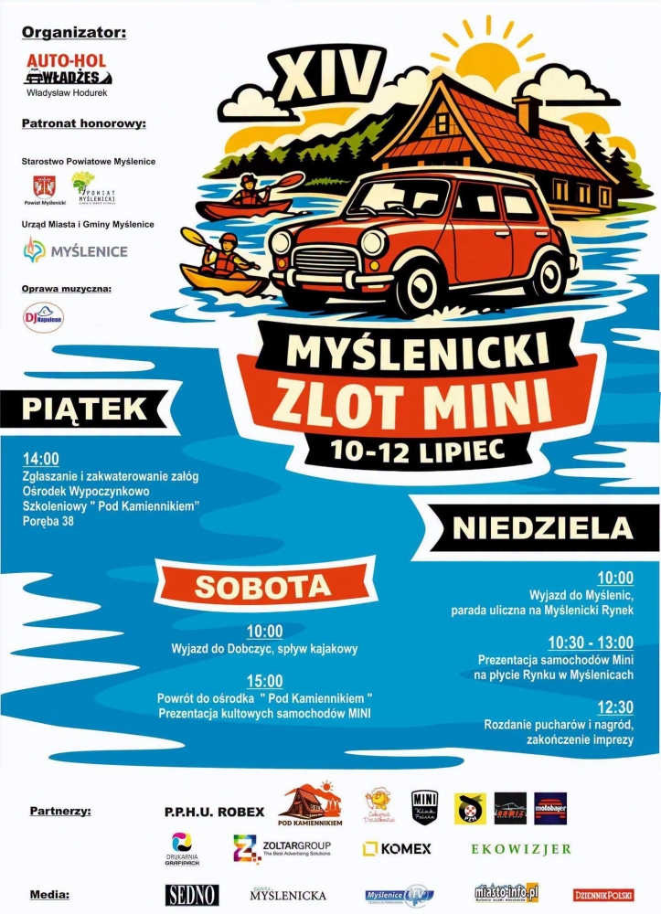 Kultowe MINI ponownie zjadą do Myślenic