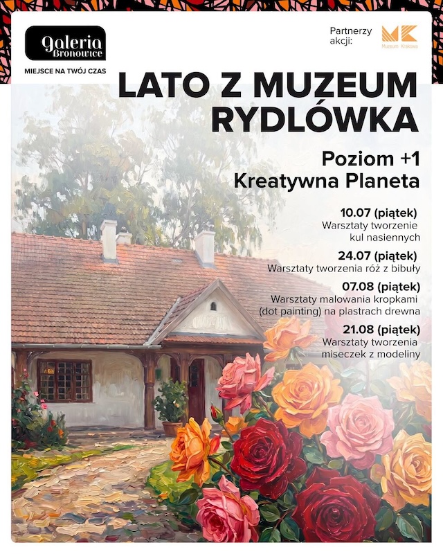 Kreatywne lato z Rydlówką. Bezpłatne warsztaty dla rodzin