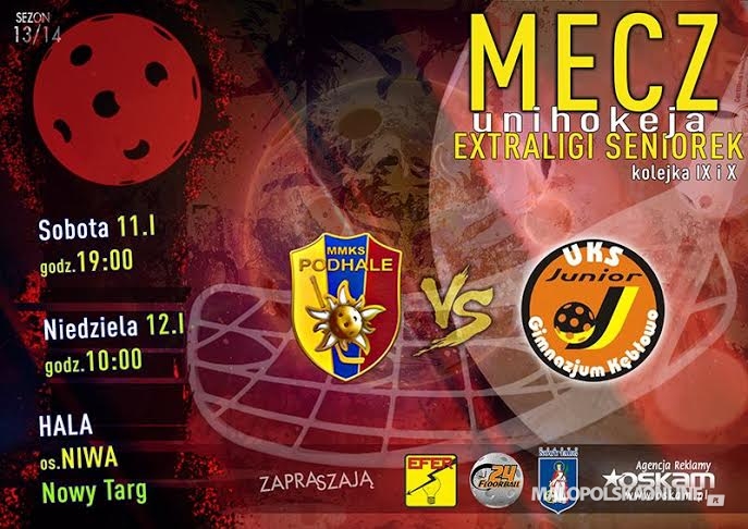 Weekend z unihokejem i hokejem drużyn MMKS Podhale