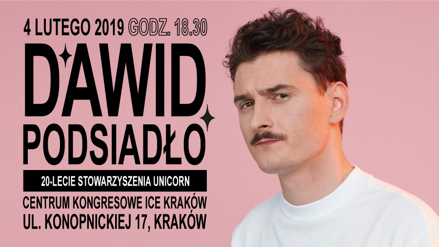 Dawid Podsiadło pomaga chorym na raka -Charytatywny koncert z okazji 20-lecia Stowarzyszenia Unicorn