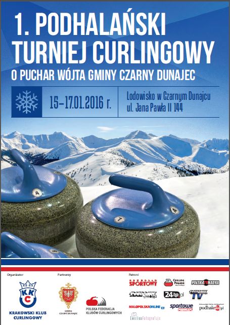 Rozpoczyna się 1.Podhalański Turniej Curlingowy o Puchar Wójta Gminy Czarny Dunajec