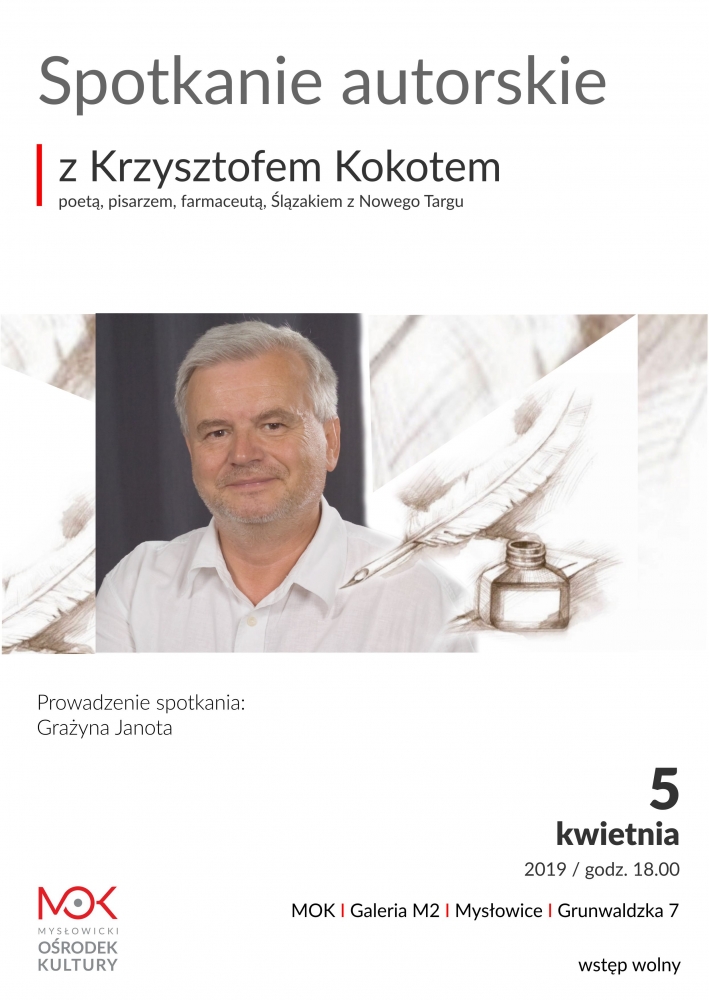 Spotkanie autorskie z Krzysztofem Kokotem