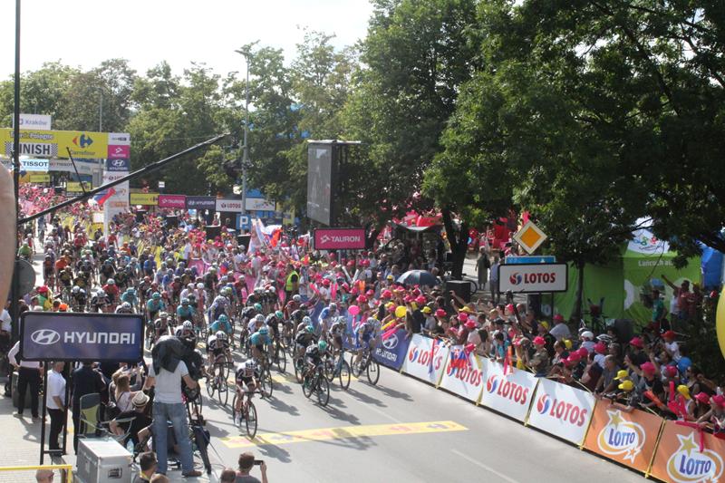 Tour de Pologne na Błoniach i na Rynku Głównym (zdjęcia)