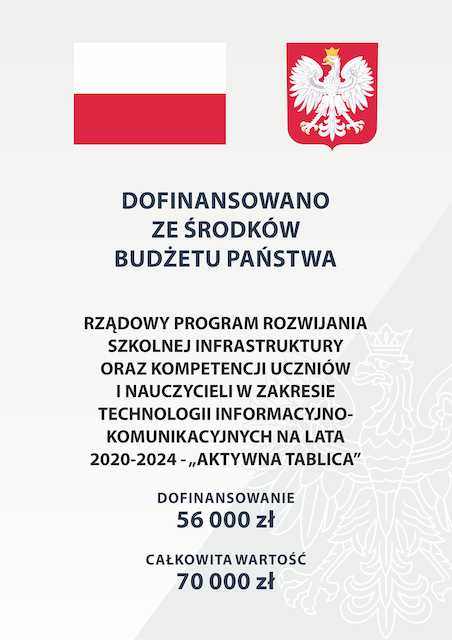 Kolejne pieniądze z programu Aktywna tablica