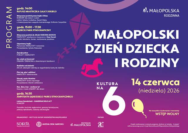 Bajki, Karpaty i Afryka spotkają się w Nowym Sączu. Przed nami Małopolski Dzień Dziecka i Rodziny