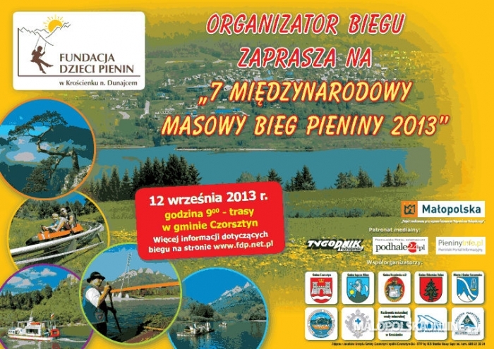 7 Międzynarodowy Masowy Bieg - Pieniny 2013