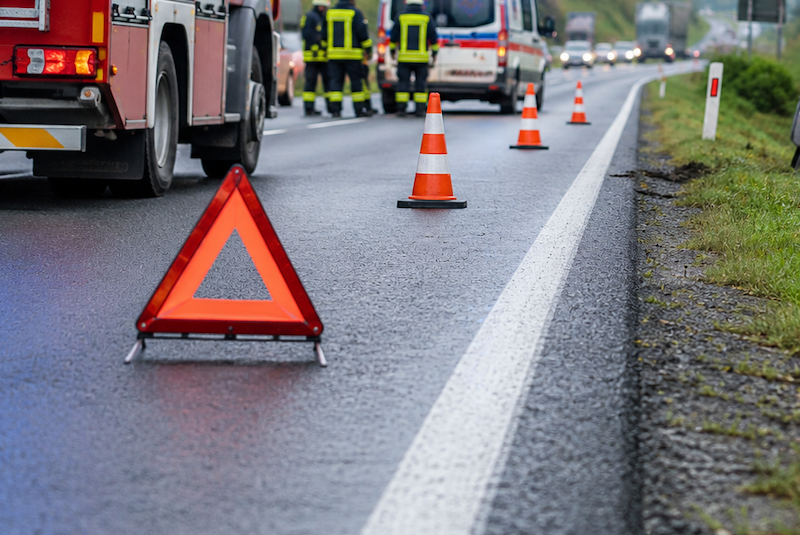 Wypadek na Zakopiance. Droga w kierunku Zakopanego była całkowicie zablokowana, trzy osoby ranne