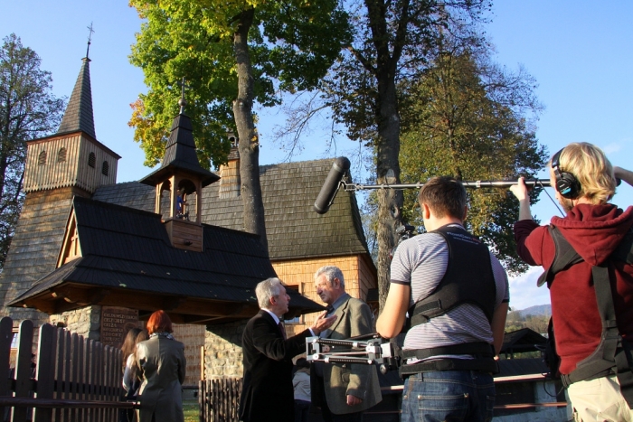 Ekipa filmu dokumentalnego Szymona J. Wróbla „Jego oczami” w wtorek i środę w Krakowie