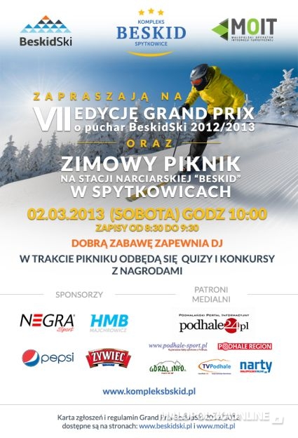 VII edycja Grand Prix o Puchar BeskiSki połączony z Zimowym Piknikiem na Stacji Narciarskiej Beskid