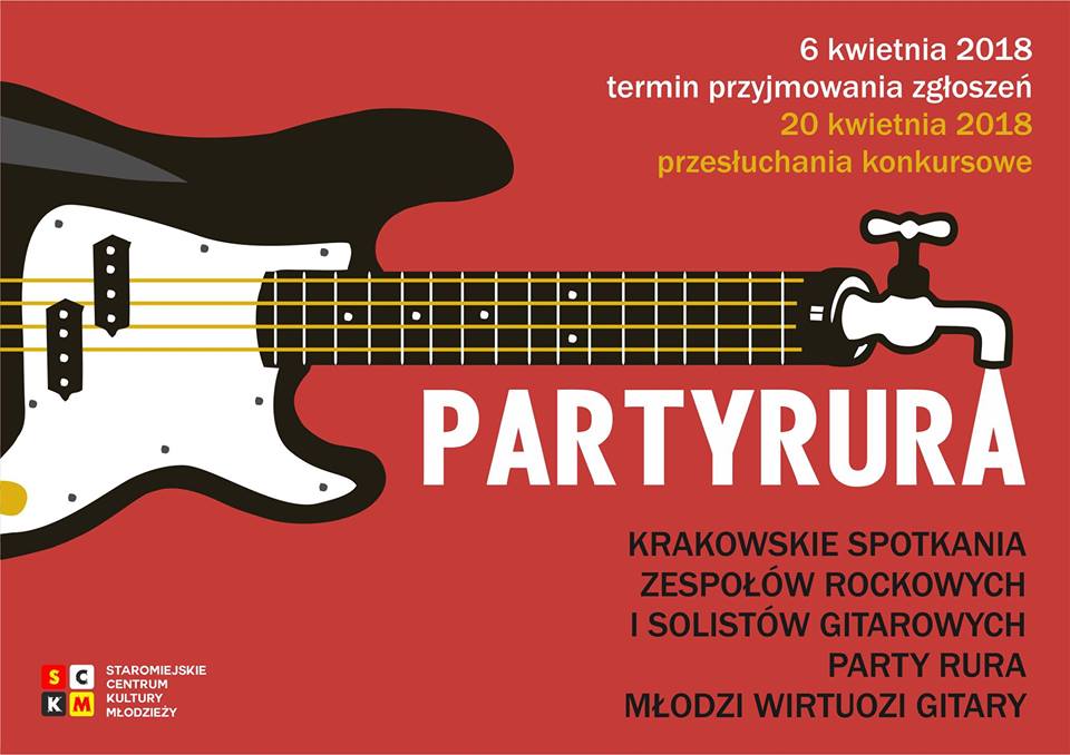 Krakowskie Spotkania Zespołów Rockowych i Solistów Gitarowych PARTY RURA - Młodzi Wirtuozi Gitary