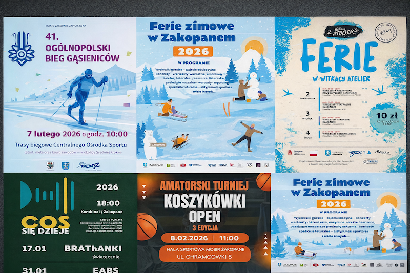 Na afiszu: Moc atrakcji podczas ferii w Zakopanem