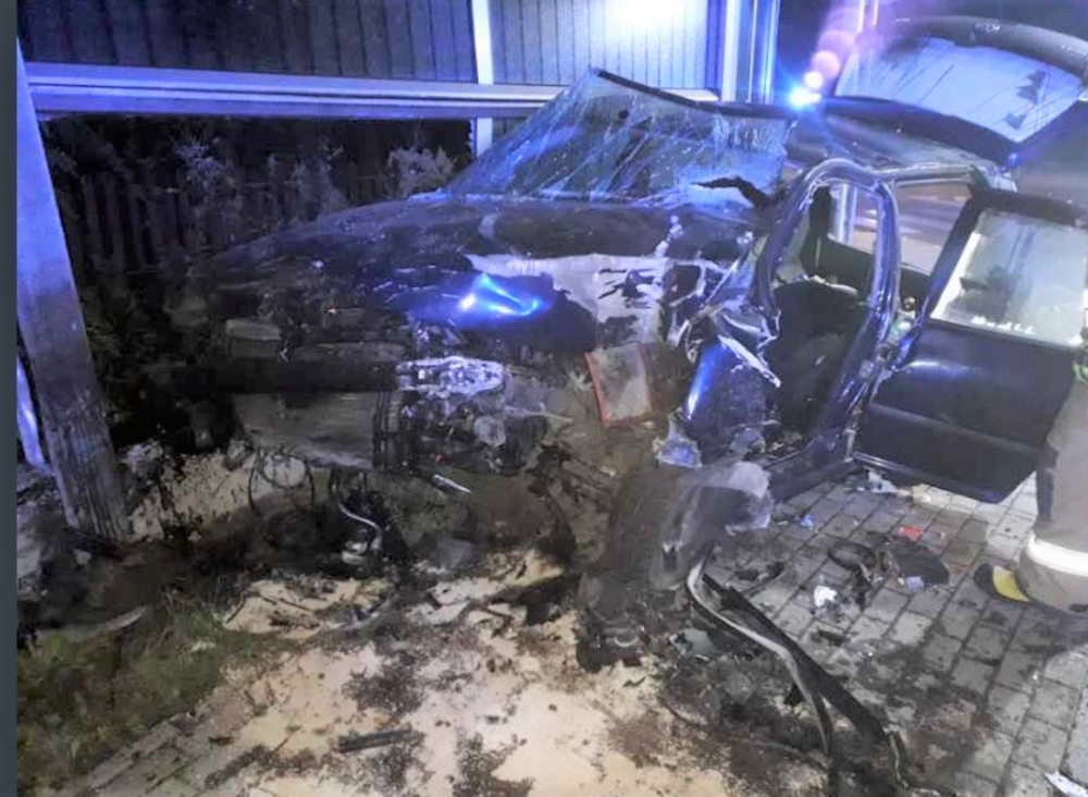 Pijany, bez prawa jazdy i ubezpieczenia spowodował wypadek