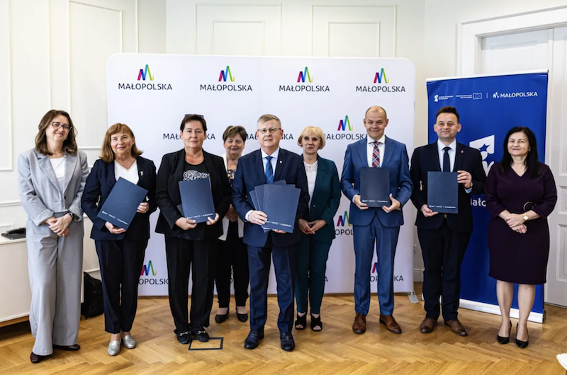 Ponad 5 mln zł na więcej zieleni w małopolskich miastach. Kolejne samorządy z unijnym wsparciem