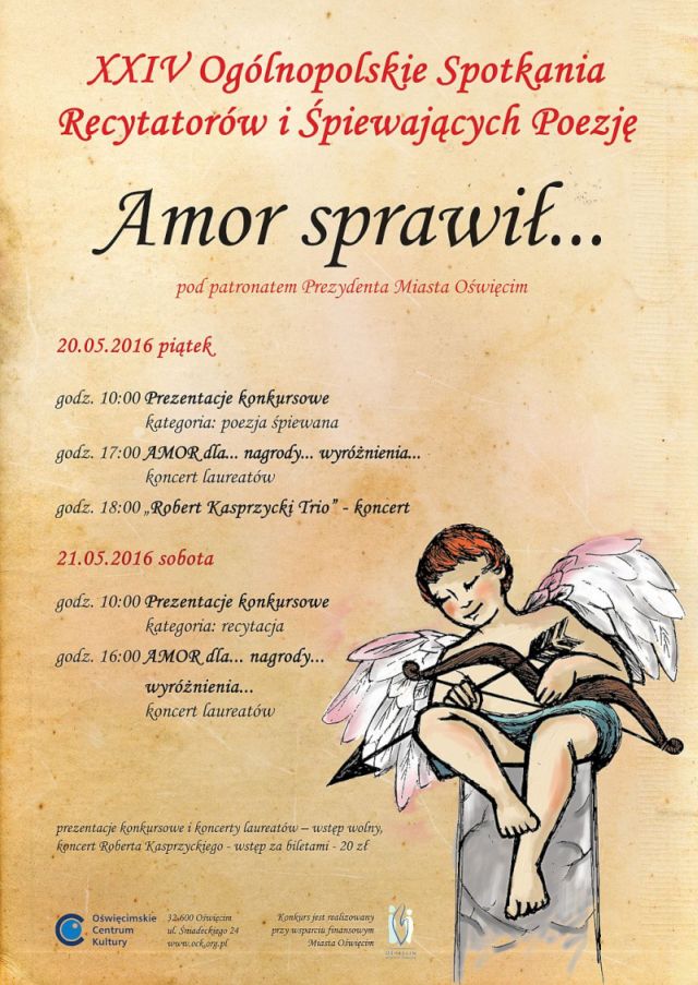 XXIV Ogólnopolskie Spotkania Recytatorów i Śpiewających Poezję "Amor sprawił..."