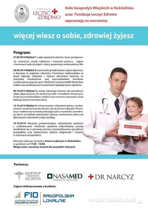 Warsztaty z zakresu postępowania ratunkowego i zdrowotnego stylu życia