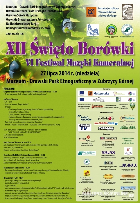 Święto Borówki i Festiwal Muzyki Kameralnej