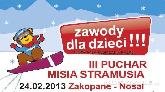 III Puchar Misia Stramusia – zawody narciarskie i snowboardowe dla dzieci
