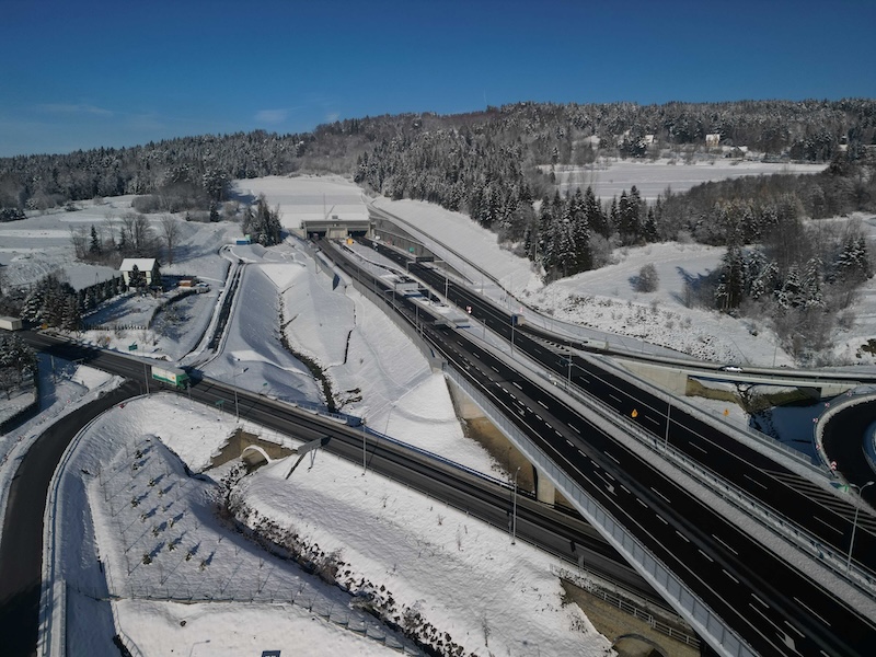 Zakopianka: nocne prace w tunelu. Będą zamknięcia i objazdy