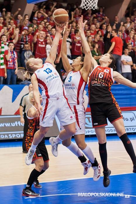 Wisła Can-Pack Krakówpokonała Spartaka Moskwa 81:60 (zdjęcia)
