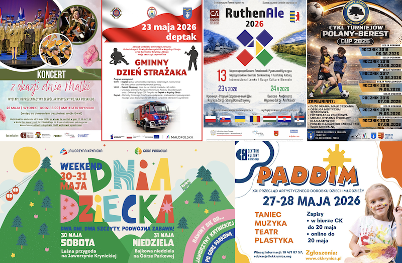Na afiszu: Kulturalna i sportowa wiosna w Krynicy