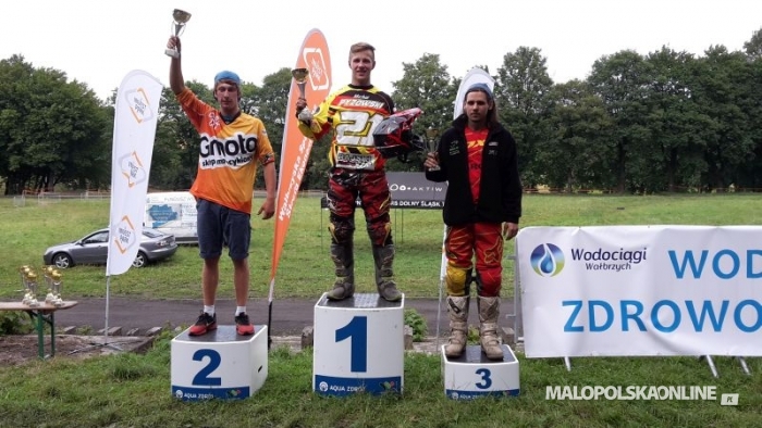 Michał Pyzowski na mistrzostwach Polski superenduro