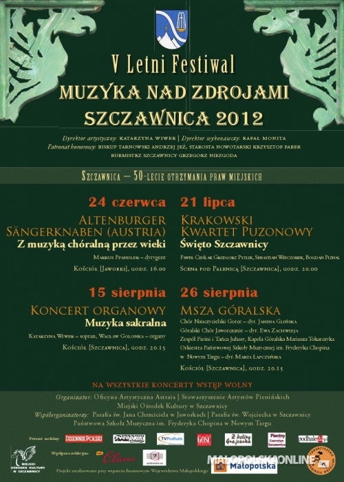 V Letni Festiwal Muzyka nad Zdrojami