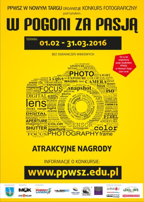 "W pogoni za pasją" - konkurs fotograficzny