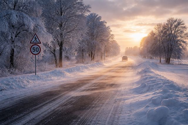 Arktyczne powietrze nad Polską. Siarczysty mróz i śnieg utrzymają się do poniedziałku
