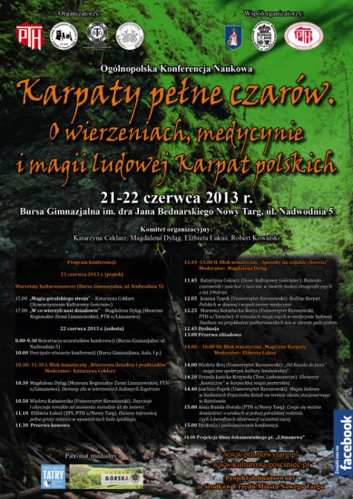 Konferencja naukowa - Karpaty pełne czarów 