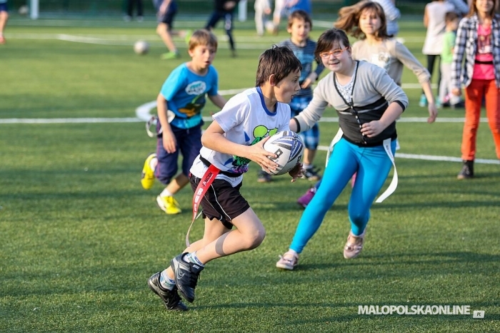 Rugby Tag - zabawa połączona z treningiem (zdjęcia)