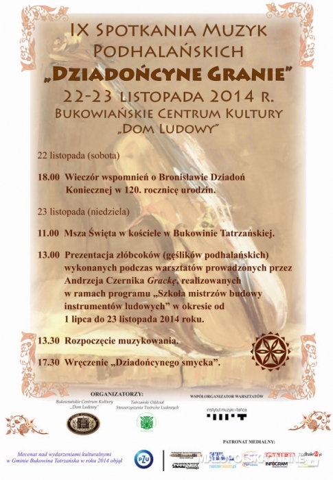 IX Spotkania Muzyk Podhalańskich "Dziadońcyne Granie"