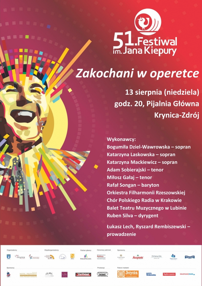 Operetka dla każdego, czyli spektakl Zakochani w operetce, podczas 51. Festiwalu im. Jana Kiepury w Krynicu-Zdroju