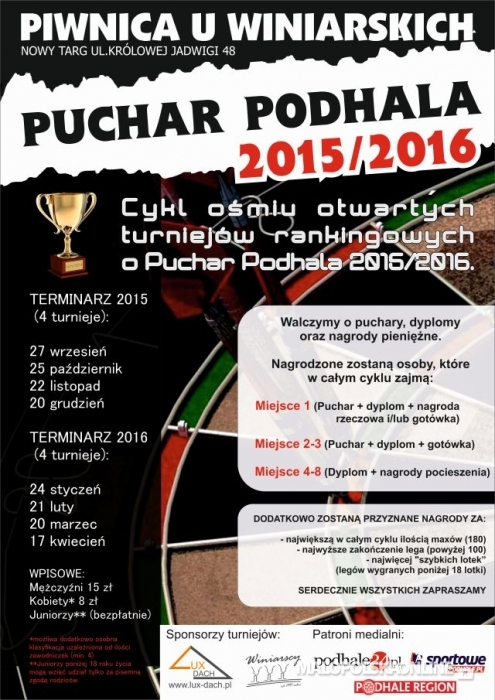 Steel dart: Nowa edycja Pucharu Podhala
