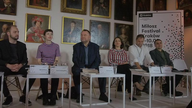 Konferencja prasowa przed Festiwalem Miłosza 2018