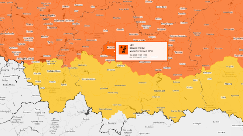 Małopolska przygotowuje się na falę upałów. Wojewoda zwołał sztab kryzysowy